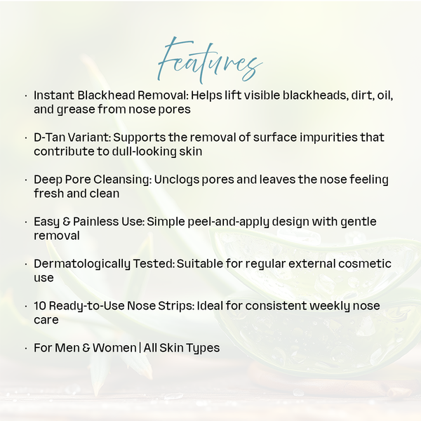D Tan -Unisex Nose strips( 7 STRIPS)