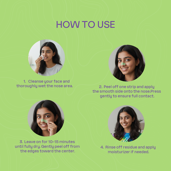 Aloevera & Cucumber- Unisex Nose Strip- 7 STRIPS