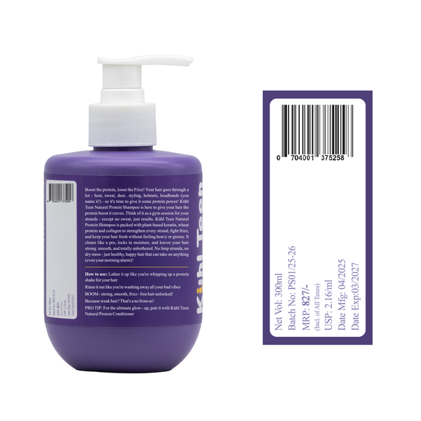 Natural Protein Shampoo for Teens-300 ml