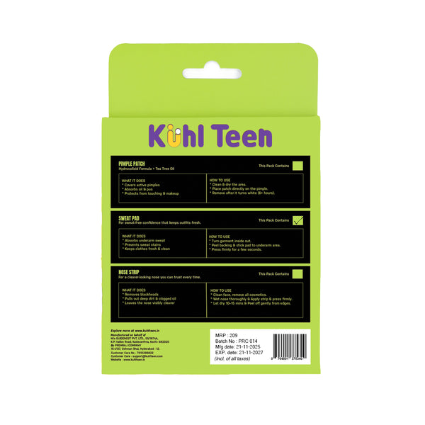 Sweat pad(10) + Charcoal Nose strips(5)