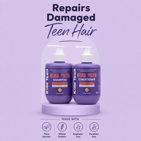 Natural Protein Shampoo & Conditioner Duo for Teens