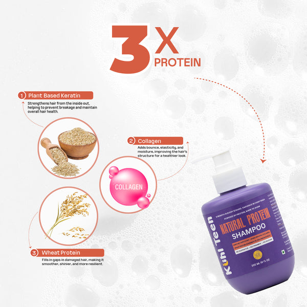 Natural Protein Shampoo for Teens-300 ml