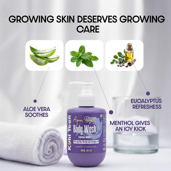 Aqua Burst Body Wash for Teens- 300ml