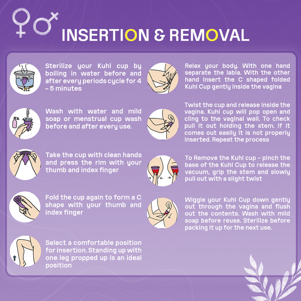 Menstrual Cup with sterilizer Combo