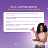 Menstrual Cup with sterilizer Combo