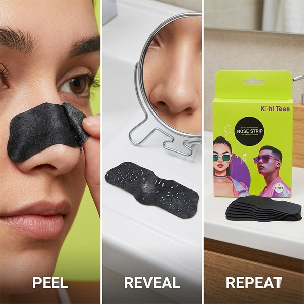 Charcoal -Unisex Nose Strip- 7 STRIPS