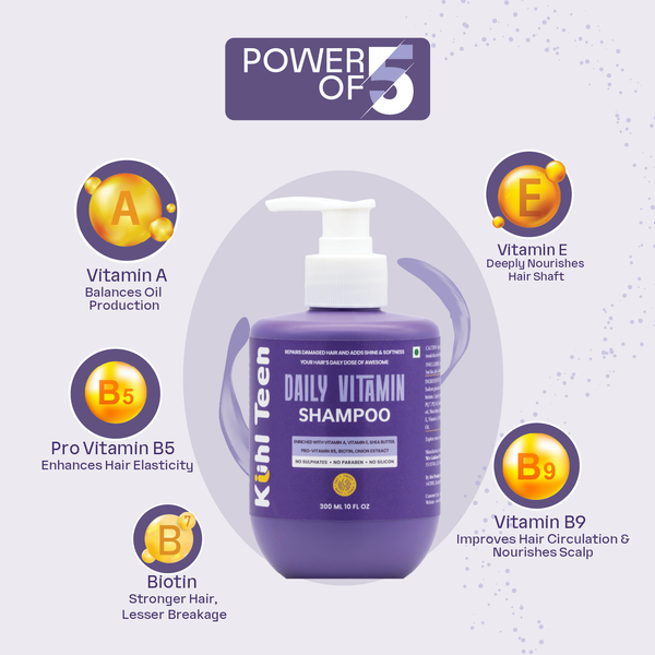 Kuhl teen Daily Vitamin Shampoo Bottle for Teens