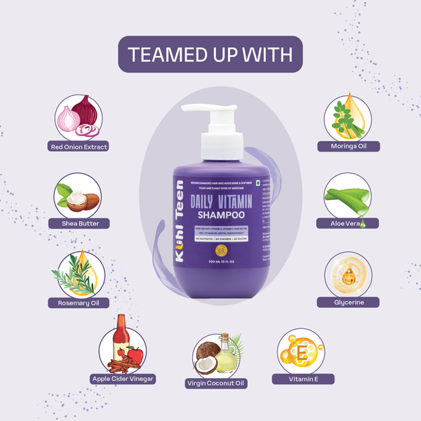 Daily Vitamin Shampoo for Teens-300 ml