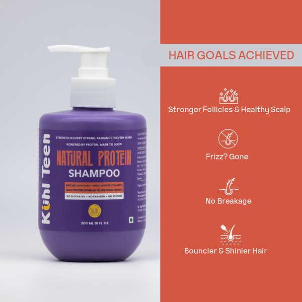 Natural Protein Shampoo for Teens-300 ml