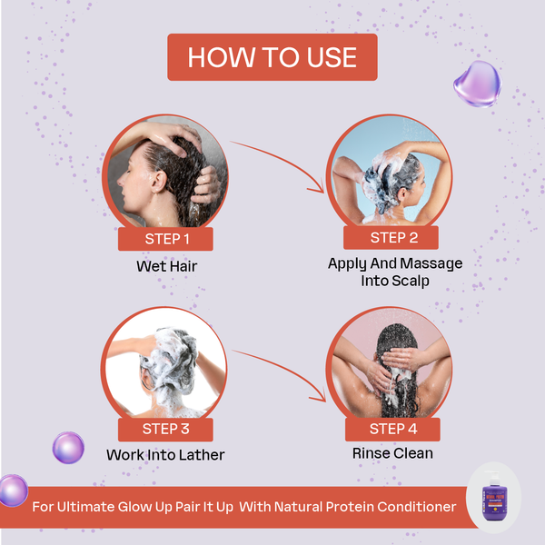 Natural Protein Shampoo for Teens-300 ml