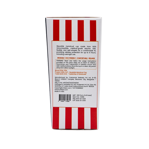 Reusable Menstrual Cup( MEDIUM)